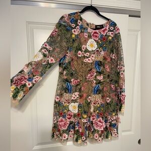 Embroidered Floral Dress - NWT